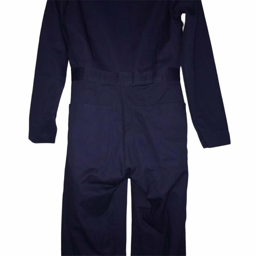 Red Kap Blue Twill Mens Coveralls 42-LN Long Pre-Shrunk Long Sleeve Workwear - Picture 7 of 8